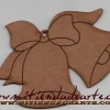 Silueta en DM - NVD006 Campana doble para árbol de Navidad