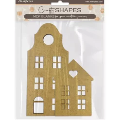 Silueta MDF Crafty Shapes Casas All You Need For Christmas Stamperia