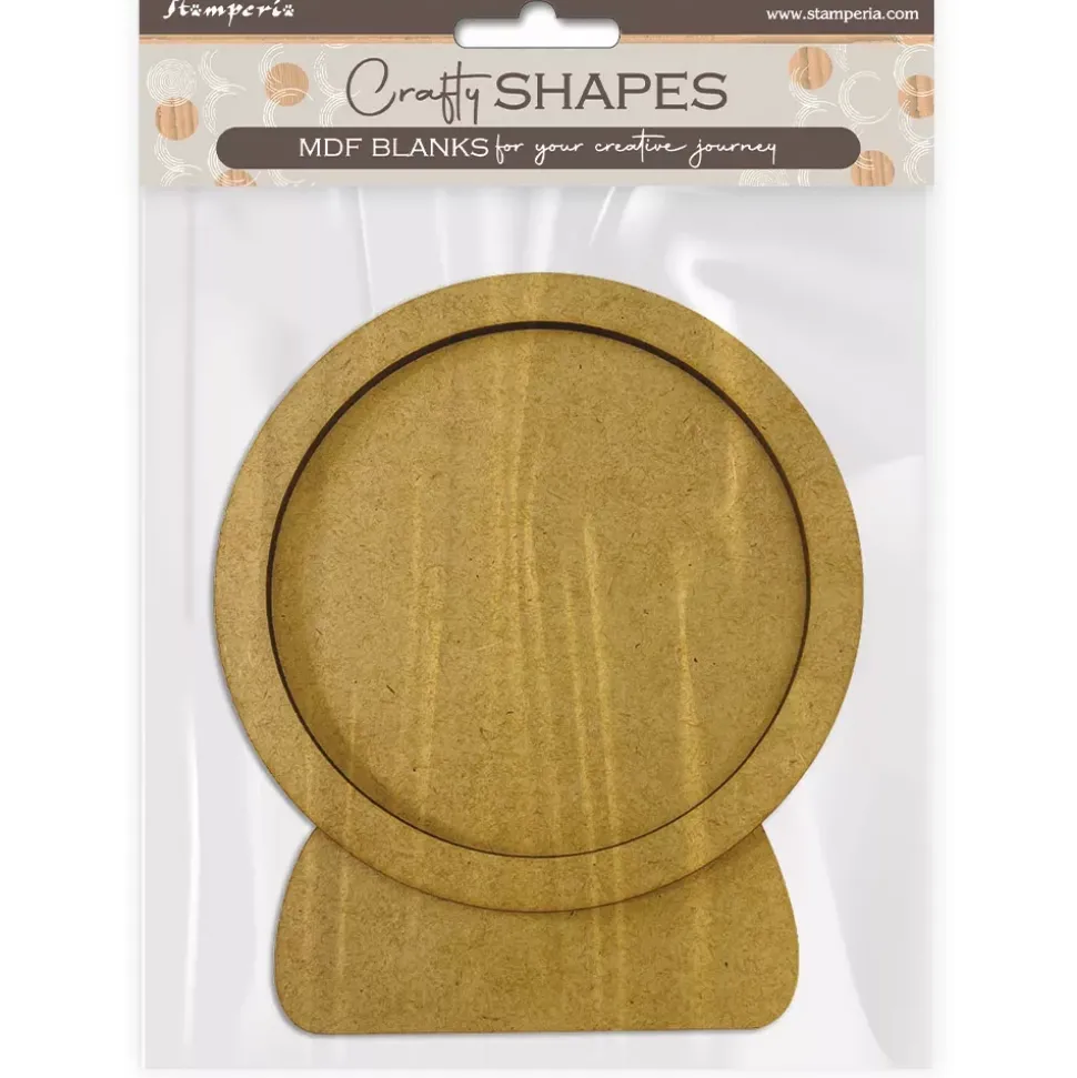 Silueta MDF Crafty Shapes Bola de nieve All You Need For Christmas Stamperia