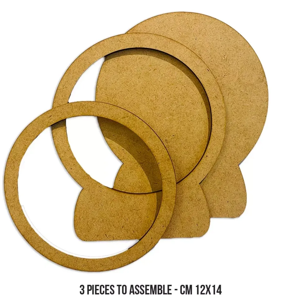 Silueta MDF Crafty Shapes Bola de nieve All You Need For Christmas Stamperia