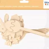 Siluetas de Madera Para Plantas Les Poulettes Artemio