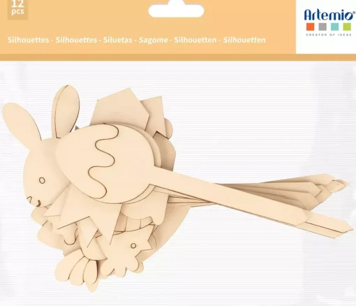 Siluetas de Madera Para Plantas Les Poulettes Artemio