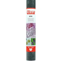 Siser Vinilo Termotransferible Glitter Black 30x50cm