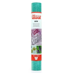 Siser Vinilo Termotransferible Glitter Jade 30x50cm