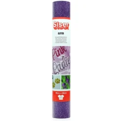 Siser Vinilo Termotransferible Glitter Purple 30x50cm