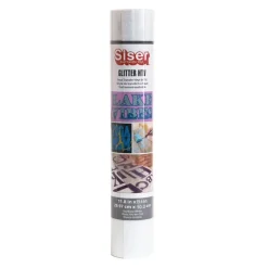 Siser Vinilo Termotransferible Glitter Rainbow White 30x50cm