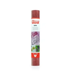 Siser Vinilo Termotransferible Glitter Red 30x50cm