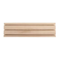 Soporte de madera con ranuras