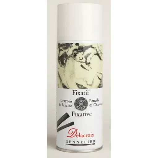 Spray Aerosol Barniz Fijativo Para Carboncillo y Lápiz Sennelier 400ml