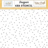Stencil Favorite Day Dots The House At Pooh Corner Echo Park 15x15cm