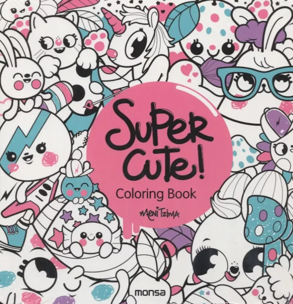 Super Cute! Coloring Book