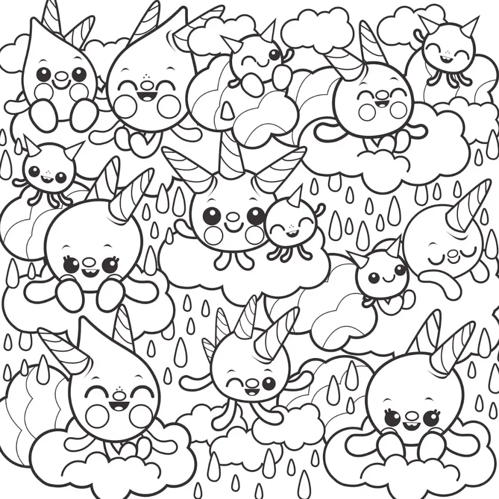 Super Cute! Coloring Book