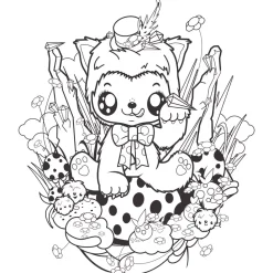 Super Cute! Coloring Book