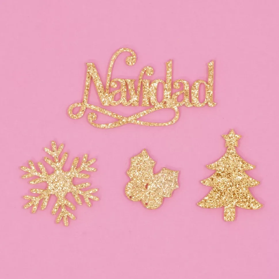 SUPER OFERTA **60%** Die-Cut de Metacrilato Navidad Craftelier