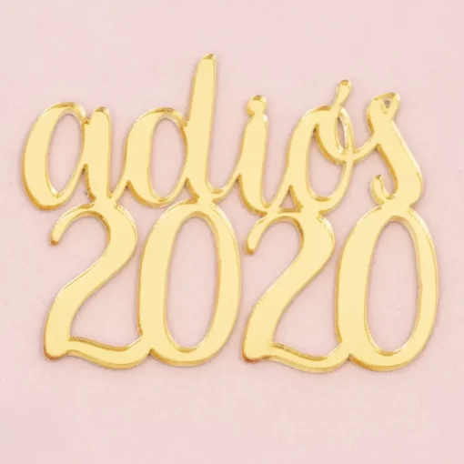 SUPER OFERTA **60%** Die-Cut de Metacrilato Adiós 2020 Craftelier