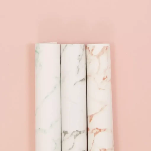 SUPER OFERTA **40%** Ecopiel Pink Marble Craftelier 35x50cm