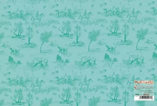 SUPER OFERTA **30%** Falso Cuero Impreso The Bloomsbury Alberto Juarez 50x33cm