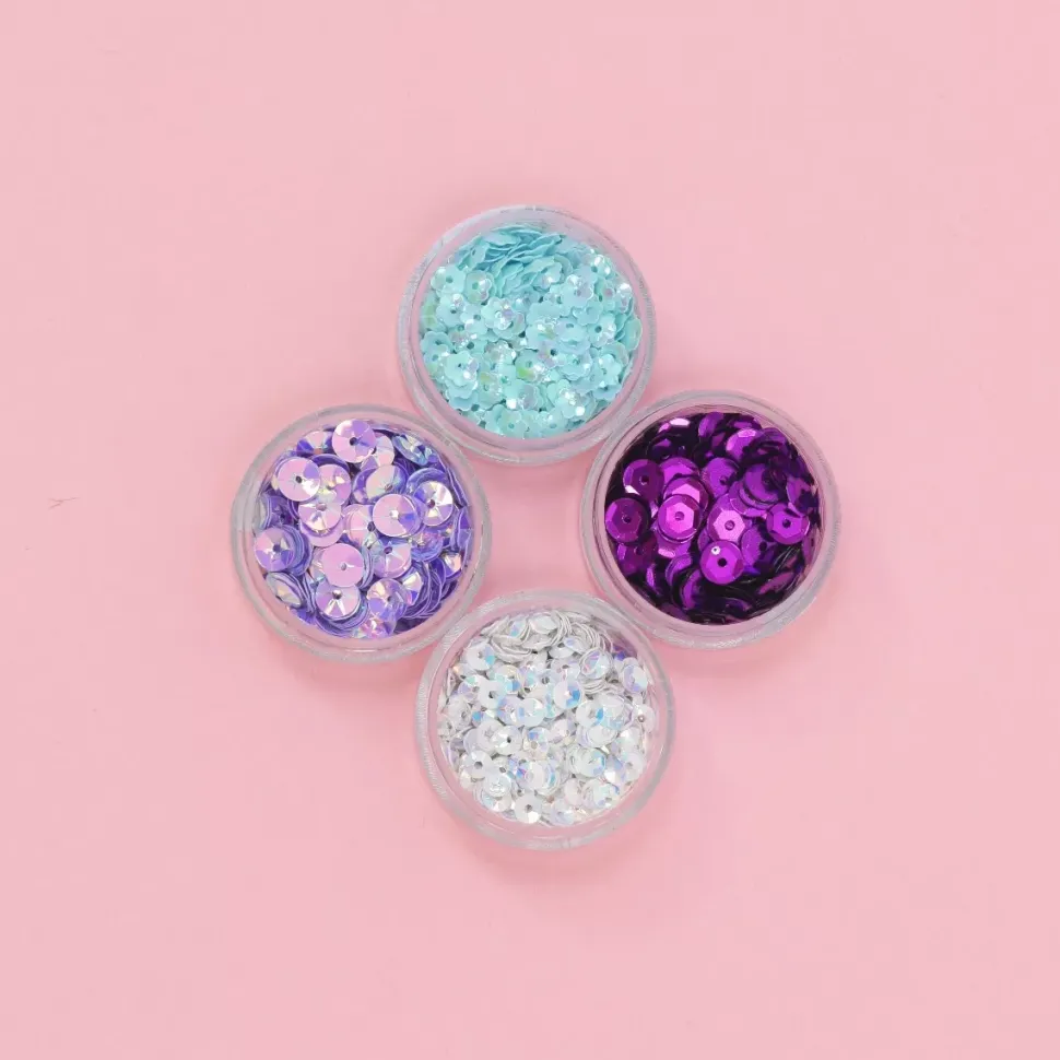 SUPER OFERTA **60%** Lentejuelas Morado Craftelier 6mm