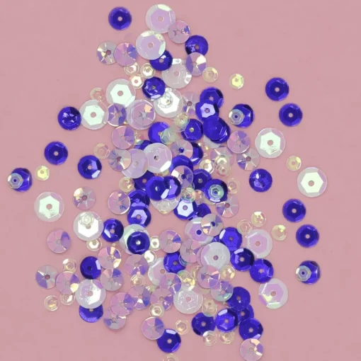 SUPER OFERTA **60%** Lentejuelas Reflejos Púrpura Craftelier