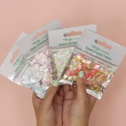 SUPER OFERTA **60%** Lentejuelas Fiesta Marina Púrpura Craftelier