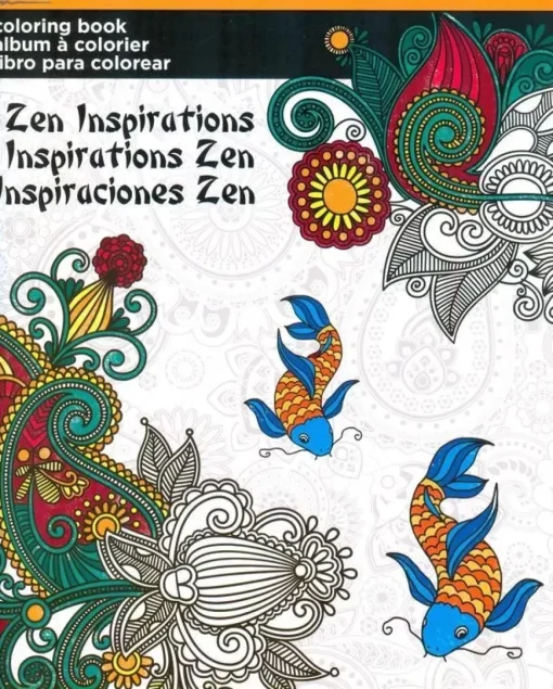 SUPER OFERTA **40%** Libro para colorear Inspiraciones Zen ArtZone 11x17cm