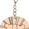 SUPER OFERTA **40%** Llavero de Madera Cara León Safari Artemio