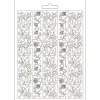 SUPER OFERTA **30%** Molde Flexible Alice Borders Alice Through the Looking Glass Stamperia 14x21cm