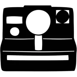 SUPER OFERTA **30%** Máscara Mini Polaroid 10x10cm