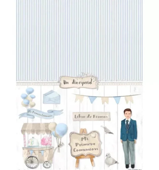 SUPER OFERTA **40%** Papel de arroz Niño de comunión Orita 30x41cm