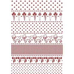 SUPER OFERTA **30%** Plantilla de Stencil Borders DayDream Stamperia 21x29cm