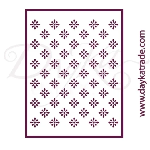 SUPER OFERTA **40%** Plantilla de Stencil T-3258 Fondo 21x30cm Dayka