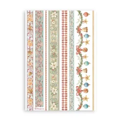 SUPER OFERTA **30%** Set 8 hojas de Washi tape The Nutcracker Stamperia
