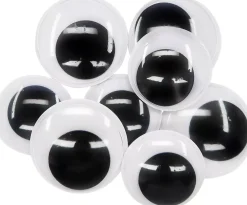 SUPER OFERTA **40%** Set 14 Ojos Movibles Redondos Hobby Time 16mm