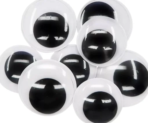SUPER OFERTA **40%** Set 14 Ojos Movibles Redondos Hobby Time 16mm