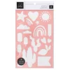 SUPER OFERTA **60%** Set 3 Stencils Sun Chaser Heidi Swapp