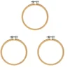 SUPER OFERTA **40%** Set de 3 Bastidores de Madera para Bordar Artemio