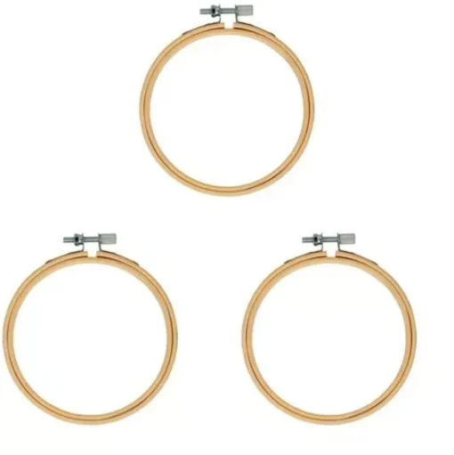 SUPER OFERTA **40%** Set de 3 Bastidores de Madera para Bordar Artemio