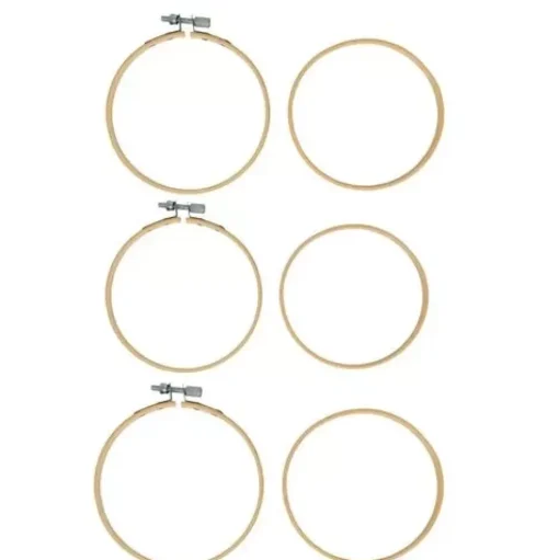 SUPER OFERTA **40%** Set de 3 Bastidores de Madera para Bordar Artemio