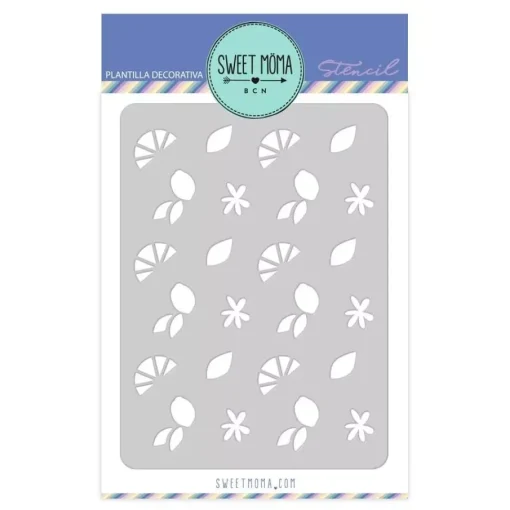 SUPER OFERTA **40%** Stencil Refrescante Brisa Sweet Möma 10x15cm