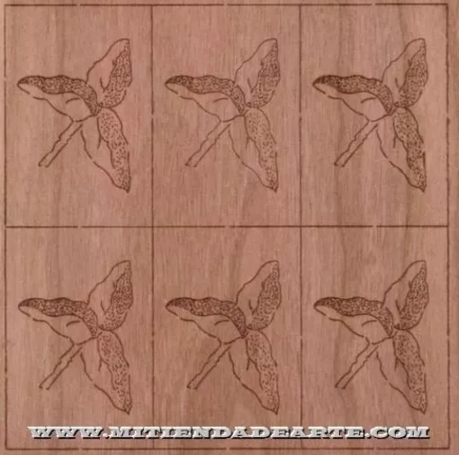 SUPER OFERTA **40%** Taracea para marquetería 6104 Flor de Edelweiss