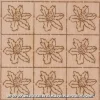 SUPER OFERTA **40%** Taracea para marquetería 5502 flor de 6 hojas