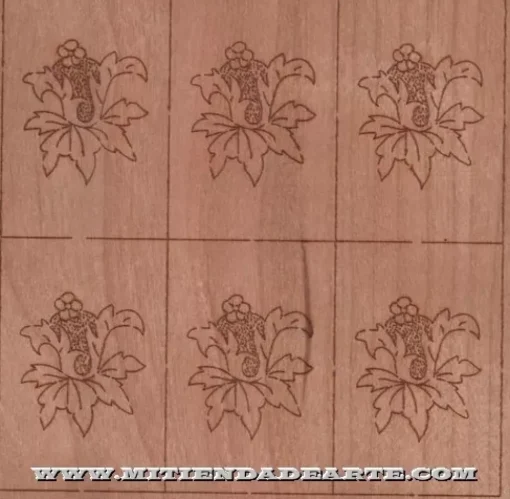 SUPER OFERTA **40%** Taracea para marquetería 5904 Flor vertical