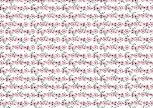 SUPER OFERTA **40%** Tela de Encuadernar Pink Flowers Lace PapersForYou 70x50cm