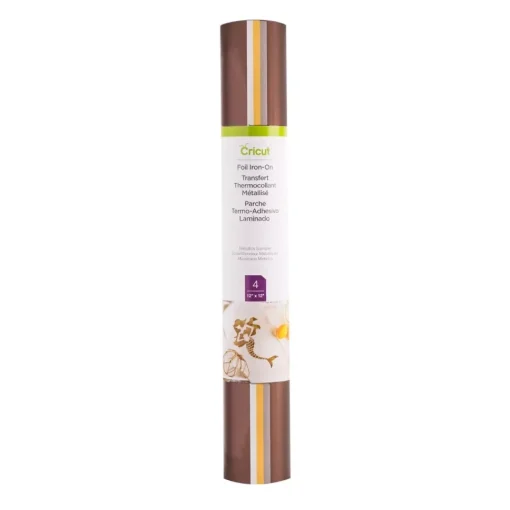 SUPER OFERTA **40%** Vinilo Iron On Termotransferible Foil Metálicos Cricut 30x30cm