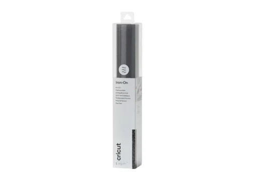 SUPER OFERTA **30%** Vinilo Iron On Termotransferible Glitter Negro Cricut 30x48cm