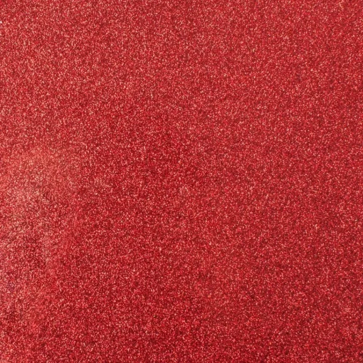 SUPER OFERTA **40%** Vinilo Iron On Termotransferible Glitter Rojo Cricut 30x48cm
