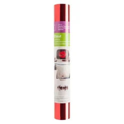 SUPER OFERTA **40%** Vinilo Iron On Termotransferible Foil Rojo Cricut 30x60cm