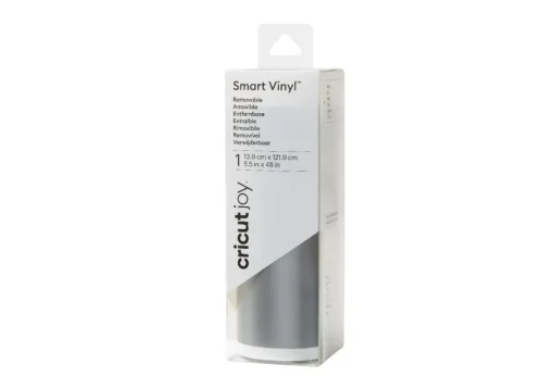 SUPER OFERTA **40%** Vinilo Smart Removible Plateado Cricut Joy 13x120cm