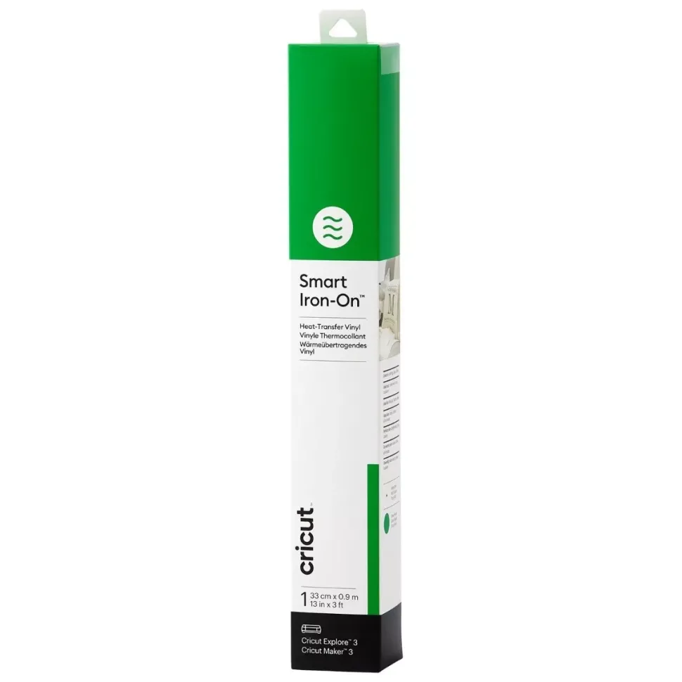 SUPER OFERTA **40%** Vinilo Smart Iron On Termotransferible Verde Hierba Cricut Maker 3/Explore 3 33x90cm