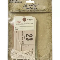 Tags Salvaged Idea-Ology Tim Holtz